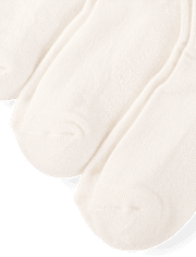 Lot de 6 paires de chaussettes mi-mollet rembourrées à rayures et cœurs pour filles