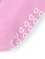 Toddler Girls Striped Icon Cushioned Midi Socks 10-Pack