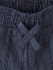 Baby Boys Textured 2-Piece Outfit Set