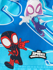 Toddler Boys Spidey™ Rashguard Swimsuit