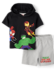 Toddler Boys Spidey™ And Friends 2-Piece Outfit Set