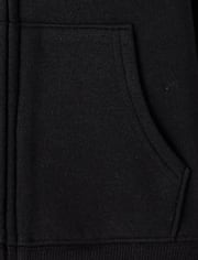 Girls Premium Fleece Zip Up Hoodie