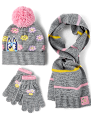 Girls Bluey™ 3-Piece Cold Weather Set