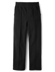 Girls Premium Fleece Wide Leg Lounge Pants