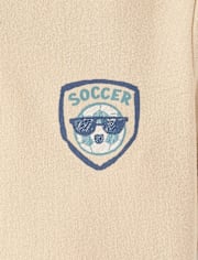 Baby And Toddler Boys Goal Getter Soccer Front And Back Graphic Tee