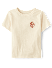 Baby And Toddler Boys Fire Truck Front And Back Graphic Tee