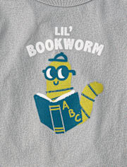 Baby And Toddler Boys Lil' Bookworm Graphic Tee