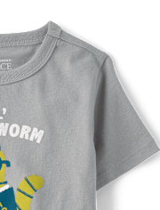 T-shirt graphique « Petit rat de bibliothèque » pour bébés et petits garçons