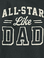 Baby And Toddler Boys All Star Like Dad Graphic Tee