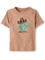 Baby And Toddler Boys Cactus Cowboy Graphic Tee