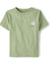 Baby And Toddler Boys Mini Golf World Front And Back Graphic Tee