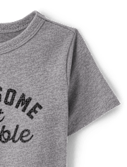 Baby And Toddler Boys Handsome But Trouble Graphic Tee