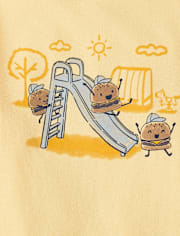 Baby And Toddler Boys Slider Graphic Tee