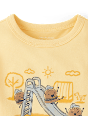 Baby And Toddler Boys Slider Graphic Tee