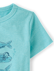 Baby And Toddler Boys Fish Graphic Tee