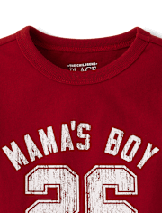 Baby And Toddler Boys Mama's Boy 26 Graphic Tee