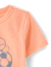 Baby And Toddler Boys Sports Ball Graphic Tee