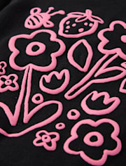 Baby And Toddler Girls Bow Graphic Tee 5-Pack