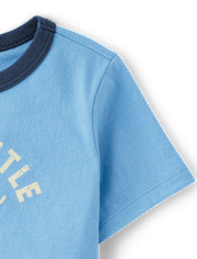 T-shirt graphique à motifs pour bébés et petits garçons « Meilleur petit frère »