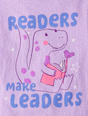 Baby And Toddler Girls Readers Make Leaders Graphic Tee