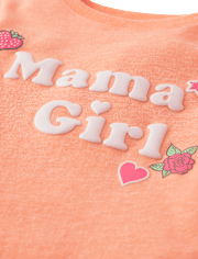 Baby And Toddler Girls Mama's Girl Graphic Tee
