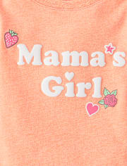 Baby And Toddler Girls Mama's Girl Graphic Tee