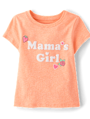 Baby And Toddler Girls Mama's Girl Graphic Tee