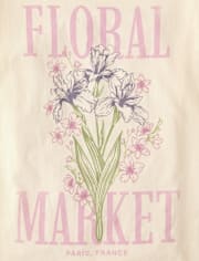 Girls Floral Market Relaxed Graphic Tee