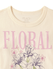 Girls Floral Market Relaxed Graphic Tee