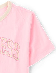 Girls Floral Kindness Relaxed Graphic Tee