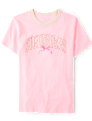 Girls Floral Kindness Relaxed Graphic Tee