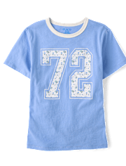 Girls Floral 72 Relaxed Graphic Tee