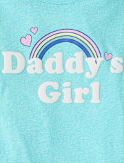 Girls Daddy's Girl Graphic Tee