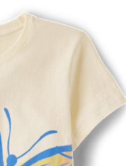 Girls Butterfly Graphic Tee