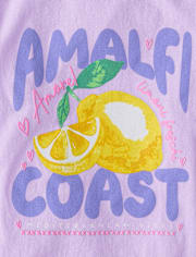 Girls Amalfi Coast Graphic Tee
