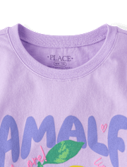 Girls Amalfi Coast Graphic Tee