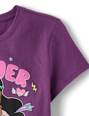 Girls Dreamer Girl Graphic Tee