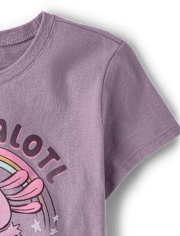Girls Reads Alotl Graphic Tee