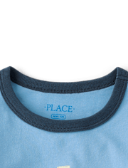 T-shirt graphique à col rond pour garçon « Meilleur grand frère »