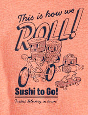 Boys Sushi Roll Graphic Tee