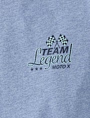 Boys Super Cycle Legend Front And Back Graphic Tee