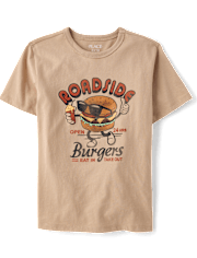 Boys Roadside Burgers Graphic Tee