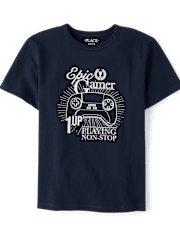 Boys Glow Epic Gamer Graphic Tee