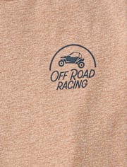 Boys Offroad Racing Front And Back Graphic Tee