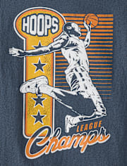 Boys League Champs Basketball Graphic Tee