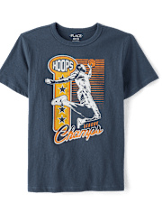 Boys League Champs Basketball Graphic Tee