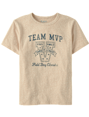 Boys Marled Team MVP Graphic Tee