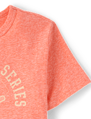 Boys Marled Sunny Coast Series Baseball Graphic Tee