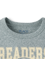 T-shirt graphique Boys Marled Readers Make Leaders