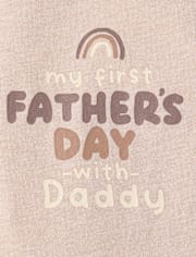 Baby First Father's Day Graphic Bodysuit